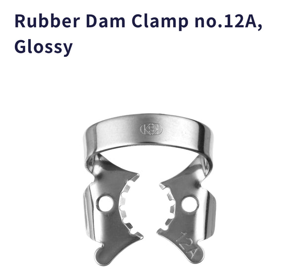 Rubber Dam Clamp no. 12a Glossy