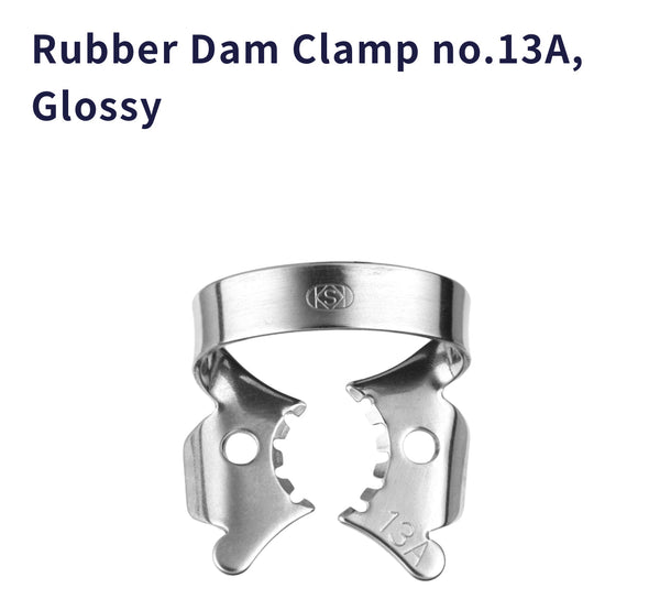 Rubber Dam Clamp no. 13a Glossy